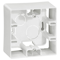 LEGRAND 672510 Коробка накладного монтажа, 1 пост, белая, ETIKA