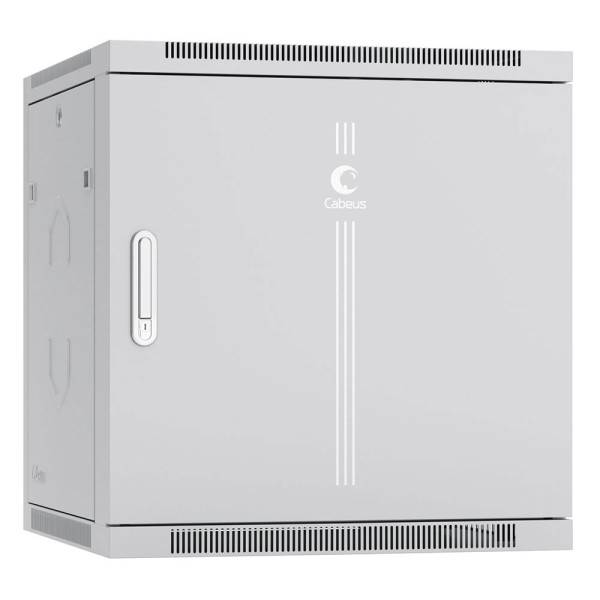 Cabeus SH-05F-12U60/60m Шкаф телекоммуникационный настенный 19 12U 600x600x635mm (ШхГхВ) дверь металл