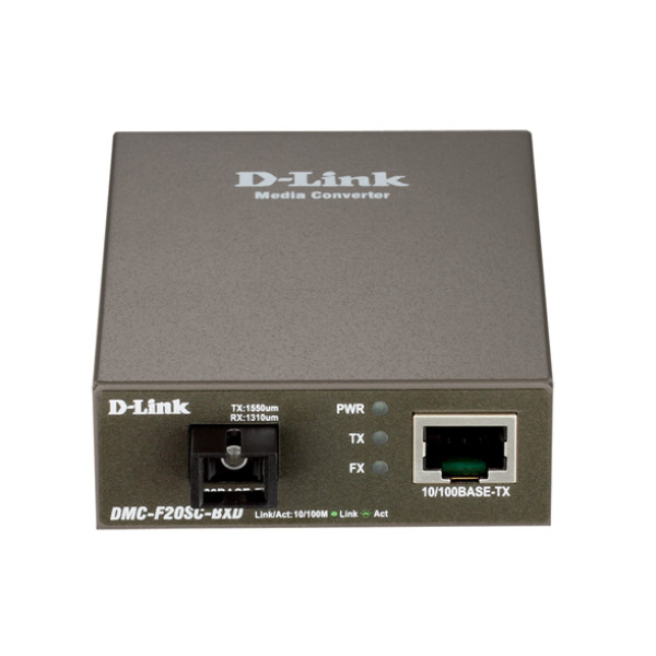 Купить D-Link DMC-F20SC-BXD WDM медиаконвертер с 1 портом 10/100Base-TX и 1 портом 100Base-FX с разъемом SC (ТХ: 1550 нм, RX: 1310 нм ) для одномодового оптического кабеля (до 20 км) D-Link DMC-F20SC-BXD WDM медиаконвертер с 1 портом 10/100Base-TX и 1 портом 100Base-FX с разъемом SC (ТХ: 1550 нм, RX: 1310 нм ) для одномодового оптического кабеля (до 20 км)