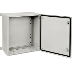 ZPAS WZ-2285-01-19-011 Шкаф электрический, серия SWN, 800х800х300 (ВхШхГ), c монтажной панелью (аналог SMN1-48), IP65, цвет серый (RAL 7035) (SWN-2285-1-3-19)