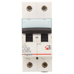 LEGRAND 404045 (604823) Автоматический выключатель, серия TX3, С32A, 2-полюсный