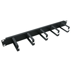 Cabeus JB08-1U-BK Кабельный органайзер горизонтальный 19