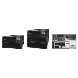 APC SRT8KRMXLI Smart-UPS On-Line Источник бесперебойного питания 8000 Вт /8000 ВА, Входной 230В /Выход 230В, Интерфейс. порт для замык. контакта, RJ-45 10/100 Base-T, RJ-45 Serial, Smart-Slot, USB, 6 U (направл. SRTRK2 для монт. в стойку в комплекте)