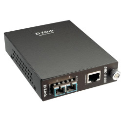 D-Link DMC-810SC Медиаконвертер с 1 портом 1000Base-T и 1 портом 1000Base-LX с разъемом SC для одномодового оптического кабеля (до 10 км)