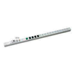 ZPAS WZ-LZ53-20-SU-000 Блок розеток, 12 розеток + 4 IEC 320 C13, с индикатором, автоматом и фильтром (длина 1080 мм) (LZ-532) (Schuko)
Блоки розеток серии LZ