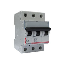 LEGRAND 409259 Автоматический выключатель, серия DX3, С50A, 12,5кА, 3-полюсный