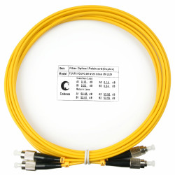 Cabeus FOP(d)-9-FC-FC-3m Шнур оптический duplex FC-FC 9/125 sm 3м LSZH