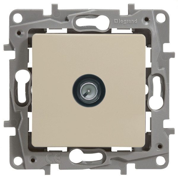 LEGRAND 672351 Модуль розетки TV, звезда, 2дБ, 5-862 мГц, слоновая кость, ETIKA