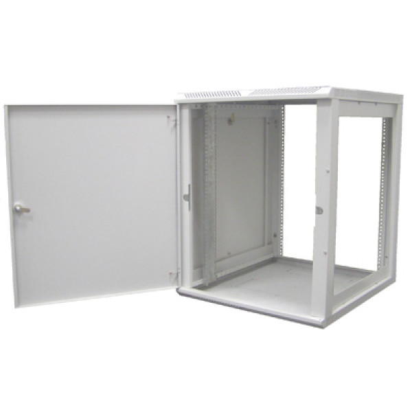 Шкаф телекоммуникационный настенный разборный 12U (600х650), съемные стенки, дверь металлШкафы настенные телекоммуникационные ШРН-М