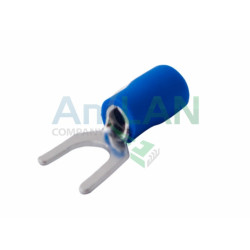 REXANT 08-0134 НАКОНЕЧНИК ВИЛОЧНЫЙ изолированный (НВИ - 6.5мм) 1.5-2.5кв.мм (SVS2-6, VS2-6)