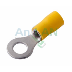 REXANT 08-0053 НАКОНЕЧНИК КОЛЬЦЕВОЙ изолированный (НКИ D6.5мм) 4-6кв.мм (VR5.5-6)