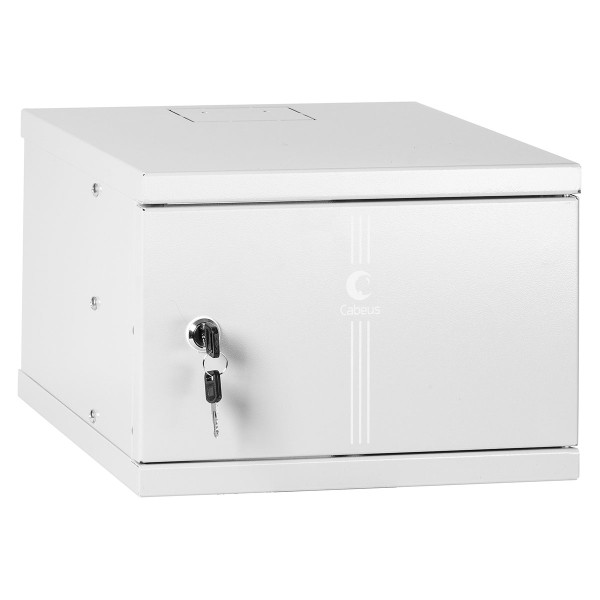 Cabeus WSC-4Um Шкаф телекоммуникационный настенный 10 4U 315x325x225mm (ШхГхВ) дверь металл