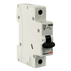 LEGRAND 407670 Автоматический выключатель, серия DX3, С16A, 10kA, 1-полюсный