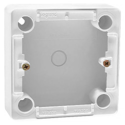 LEGRAND 773697 Коробка для накладного монтажа, глубина 36мм, для розеток, белая, Cariva