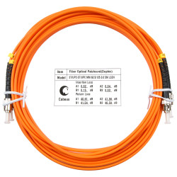 Cabeus FOP-62-ST-ST-5m Шнур оптический duplex ST-ST 62,5/125 mm 5м LSZH
Одномодовые и многомодовые оптические патч-корды, ST/PC-ST/PC, дуплекс