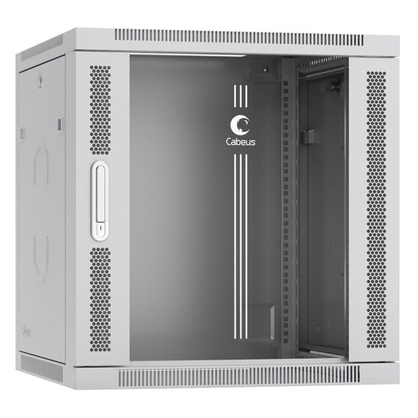 Cabeus SH-05F-12U60/35m Шкаф телекоммуникационный настенный 19 12U 600x350x635mm (ШхГхВ) дверь металл