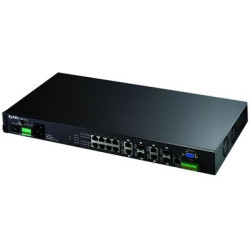 ZyXEL MGS-3712 12-портовый управляемый коммутатор L2+ Metro Gigabit Ethernet с 12 разъемами RJ-45 из которых 4 совмещены с SFP-слотами