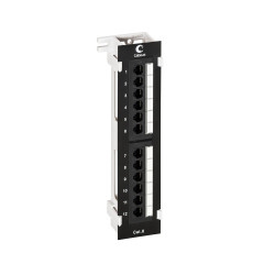 Cabeus PL-12-Cat.6-WL-110 IDC Патч-панель настенная, 12 портов RJ-45, категория 6, с подставкой, 110 IDC