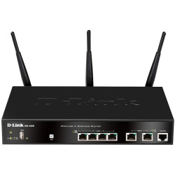 D-Link DSR-500N/RU Беспроводной гигабитный сервисный маршрутизатор с резервированием WAN портов