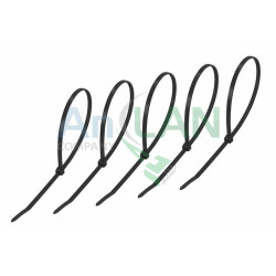 REXANT 07-0301-25 Хомут nylon 300 х 5.0 мм 25шт черный