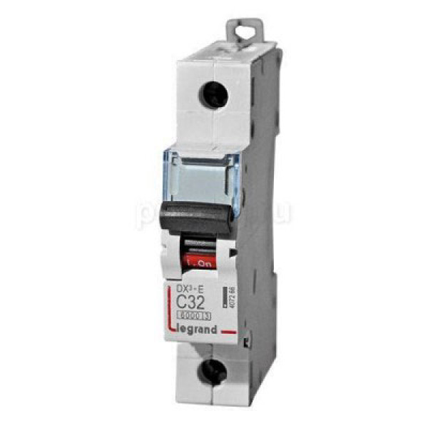 LEGRAND 407266 Автоматический выключатель, серия DX3-E, С32A, 6kA, 1-полюсный
