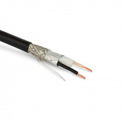 Teldor 9FF7K1V101 Кабель промышленный SF/UTP Fieldbus Foundation H1 класс A, 1 пара, 2x18/7 AWG, 100 Ом, многожильный (stranded), экран - фольга + оплетка, FR-PVC, черный