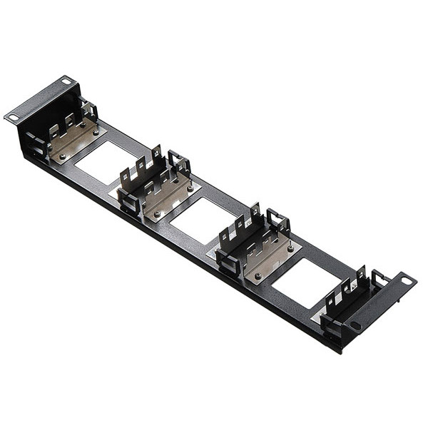 Hyperline KR-19-FRAME-CON-90 Рама 19 для крепления 9 плинтов для телефонии, 2U, углубленная
