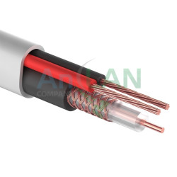 ProConnect 01-4213 Кабель для видеонаблюдения КВК-В-2 + 2х0,50кв.мм, 200м., белый