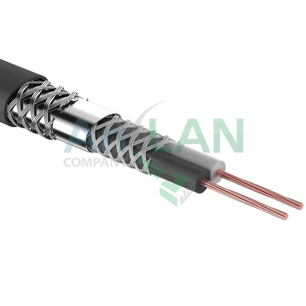 ProConnect 01-6029-6 Кабель микрофонный 2 х 0,25кв.мм, 1 экран, d 6,8мм., черный, 100 м.