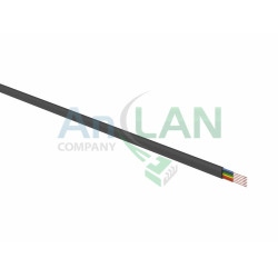 REXANT 01-5302-3 Кабель телефонный 6 жил 100м CCA черный (ШТЛП-6)