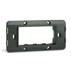 DKC / ДКС 75020N Каркас одноместный, с распорными лапками, черный RAL 7016, 2М, BRAVA