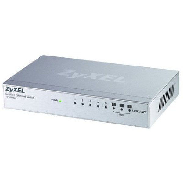ZyXEL ES-108A Восьмипортовый коммутатор Fast Ethernet с тремя приоритетными портами