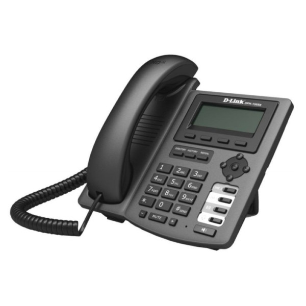 D-Link DPH-150SE IP-телефон с 1 WAN-портом 10/100Base-TX , 1 LAN-портом 10/100Base-TX и поддержкой PoE