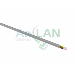 REXANT 01-5107-3 Кабель телефонный 4 жилы 100м CCA серый (ШТЛП-4)