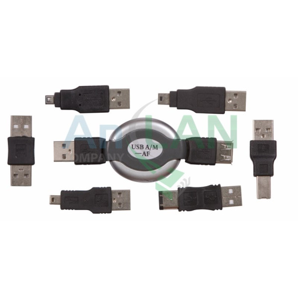 REXANT 18-1202 Набор USB 6 переходников + удлинитель