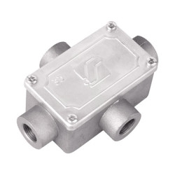 DKC / ДКС 6430-32A Коробка ответвительная алюминиевая, 4 ввода, М32х1,5 ,IP55, 146х81х57мм