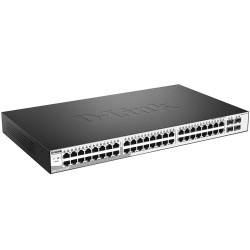 D-Link DGS-1210-52/ME/A1A Управляемый коммутатор 2 уровня с 48 портами 10/100/1000Base-T и 4 портами 1000Base-X SFP