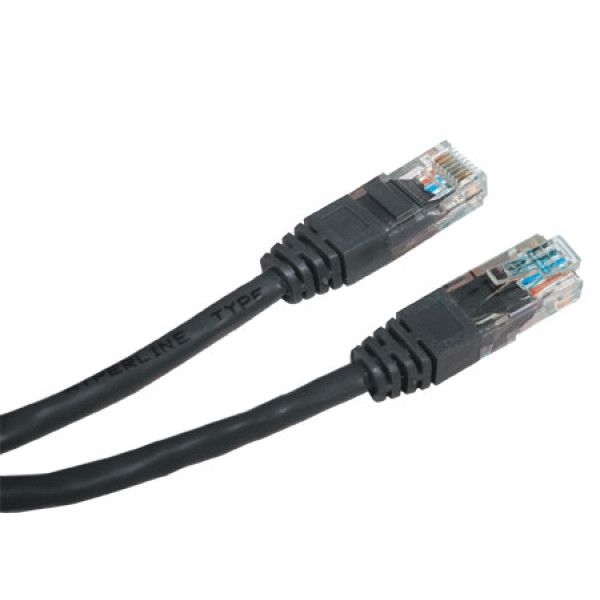 Hyperline PC-LPM-UTP-RJ45-RJ45-C5e-0.3M-LSZH-BK Патч-корд U/UTP, Cat.5е, LSZH, 0.3 м, черный