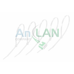 REXANT 07-0400-25 Хомут nylon 400 х 5.0 мм 25шт белый
