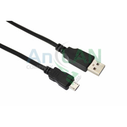 REXANT 18-1166-2 Шнур micro USB (male) - USB-A (male) 3M черный