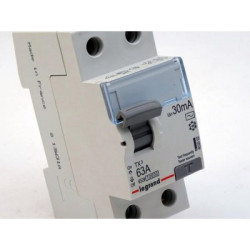 LEGRAND 403002 (602138) Дифференциальный выключатель, серия TX3, 63A, 30mA, 2-полюсный, тип АС