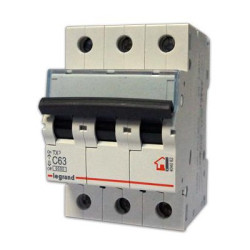 LEGRAND 404062 (604841) Автоматический выключатель, серия TX3, С63A, 3-полюсный