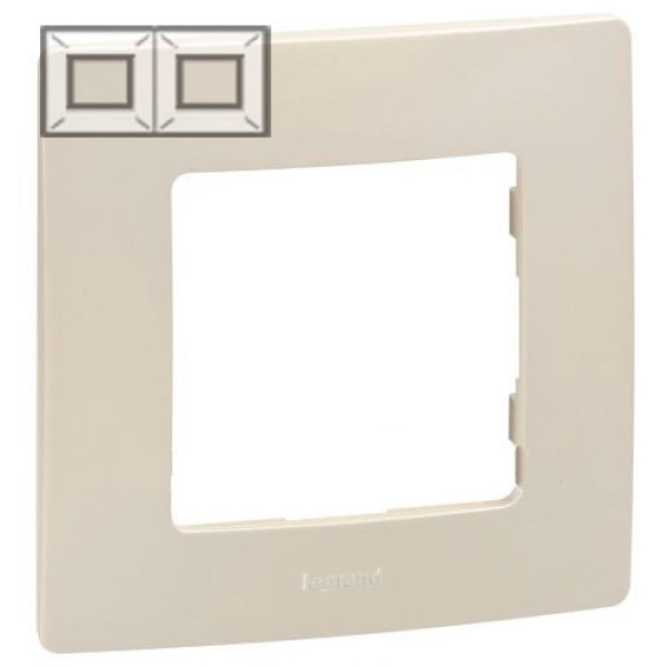 LEGRAND 672512 Рамка 2 поста, слоновая кость, ETIKA