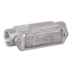 DKC / ДКС 6030-40 Коробка протяжная алюминиевая, 2 ввода 180 градусов, М40х1,5 ,IP55, 171х62х71мм