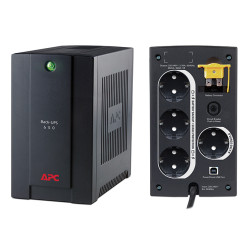 APC BC650-RS Источник бесперебойного питания Back-UPS 650VA на 390 Вт/650 В·А, 4 розетки Schuko CEE 7, USB-порт, 230 В