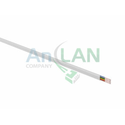 REXANT 01-5401 Кабель телефонный 8 жил 100м белый (ШТЛП-8)