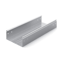 OSTEC ЛНМЗТ(М)-300х100пр Металлический лоток неперфорированный 300х100х2500