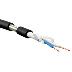 Canare L-2T2S BLACK Кабель для микрофонов 2x23AWG (медь, многожильный), внеш. диам- 6.0 мм, экран (оплетка 94%, медь), черный