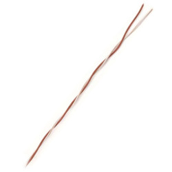 Hyperline UTP1-C5-S24-CRS-IN-NJ-500 (UTP1-C5E-SOLID-CROSS-500) (500 м) Кроссировочная витая пара, неэкранированная U/UTP, категория 5e, 1 пара (24 AWG), одножильный (solid), без общей внешней оболочки