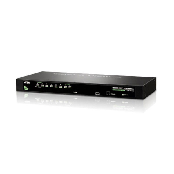 ATEN CS1308-AT-G Переключатель, электрон., KVM, 1 user PS2/USB+VGA => 8 cpu PS2/USB+VGA, со шнуром для подключ. консоли PS2/USB 0.27м., 2048x1536, 1U 19, исп.спец.шнуры, OSD, каскад 64/2 уровня